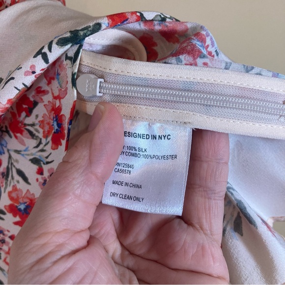 INTERMIX Greer Tie Front Peplum Top - Picture 6 of 11